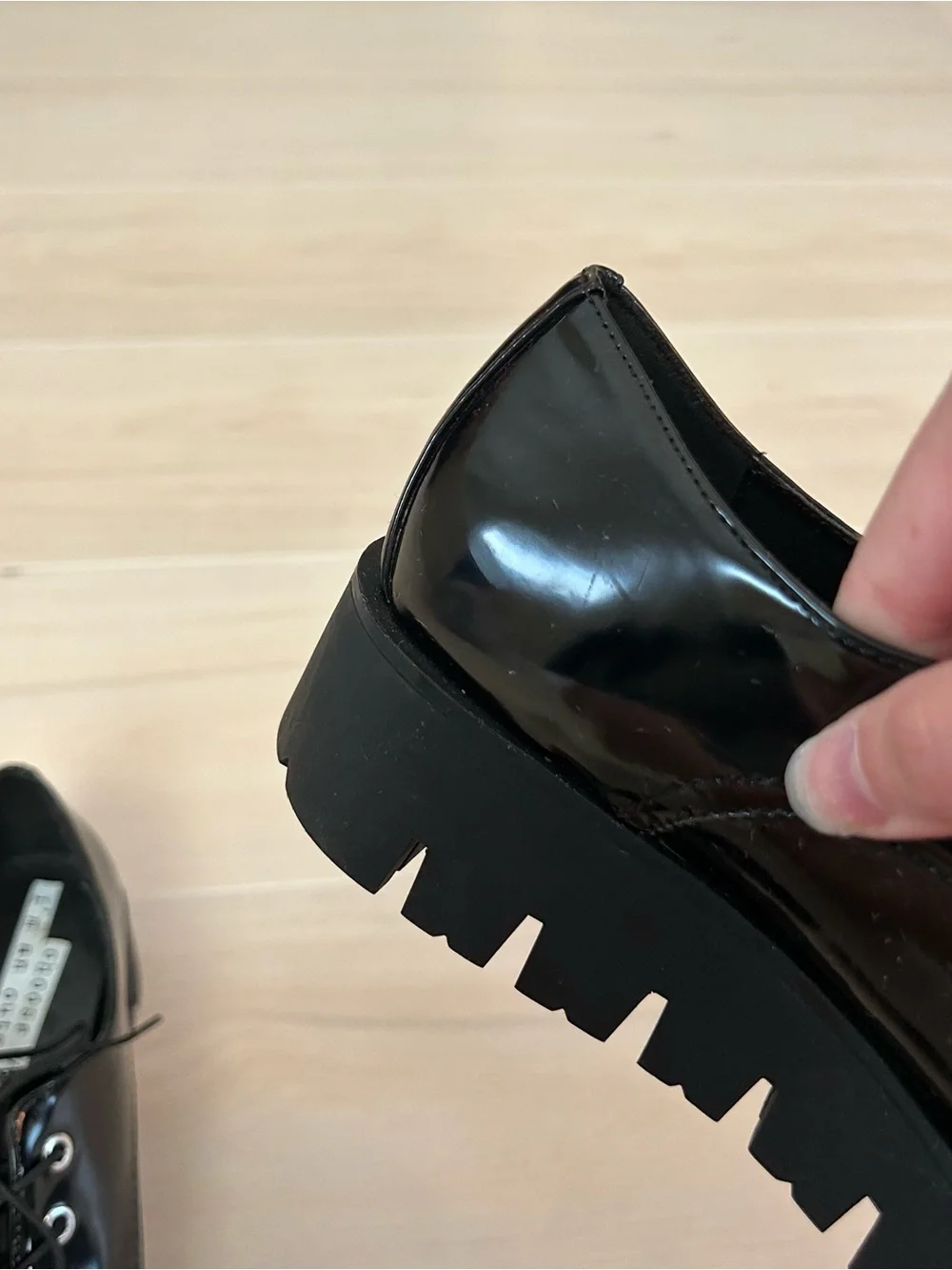 outsider 67 black platform oxfords